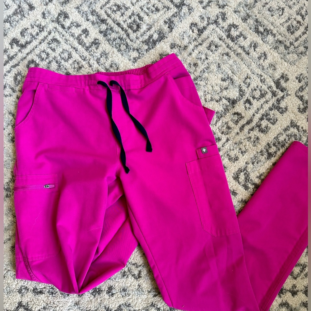 Figs Electric orchid small tall yola pants
